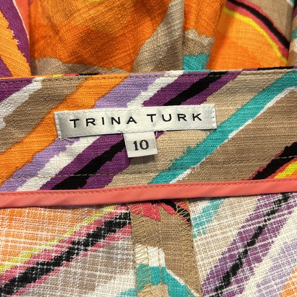 Trina Turk Corbin 2 Multicolor Chevron Short - Picture 9 of 10